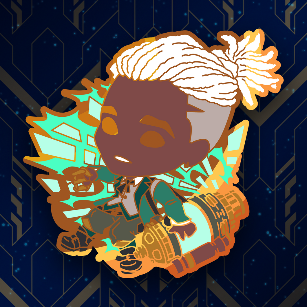 Tiny AU Ekko Enamel Pin