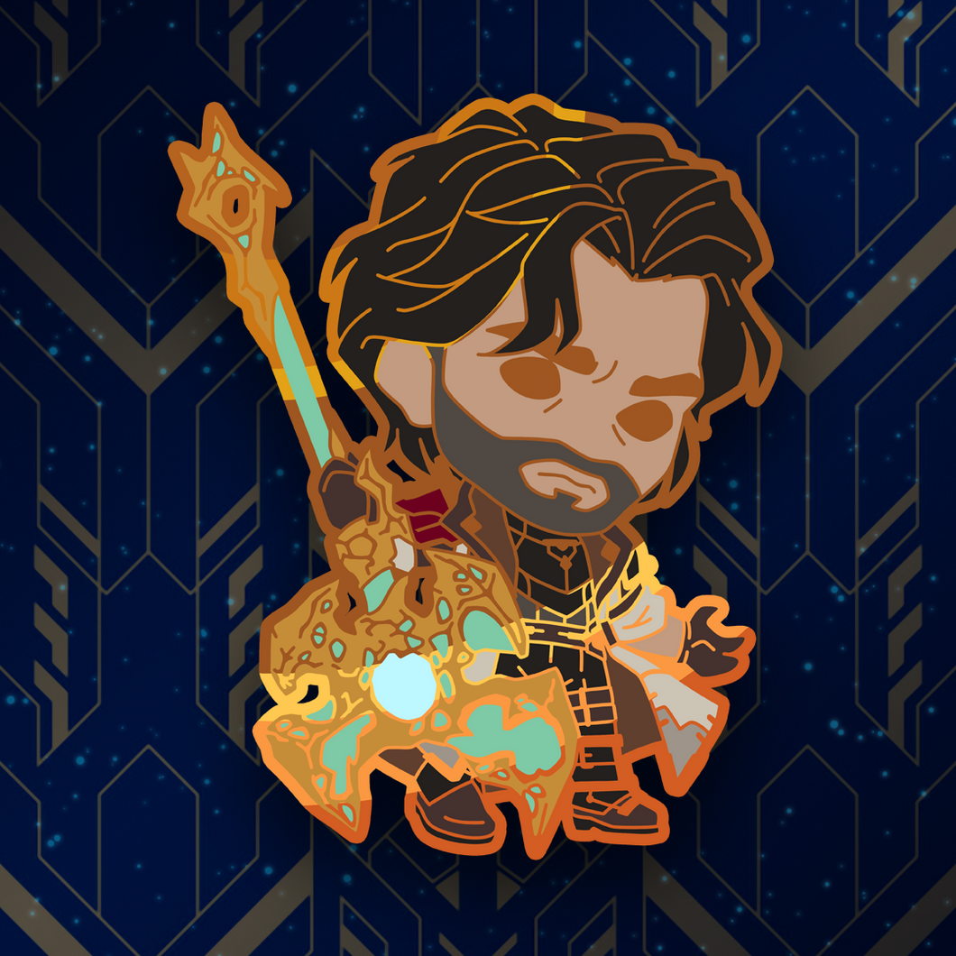Tiny AU Jayce Enamel Pin