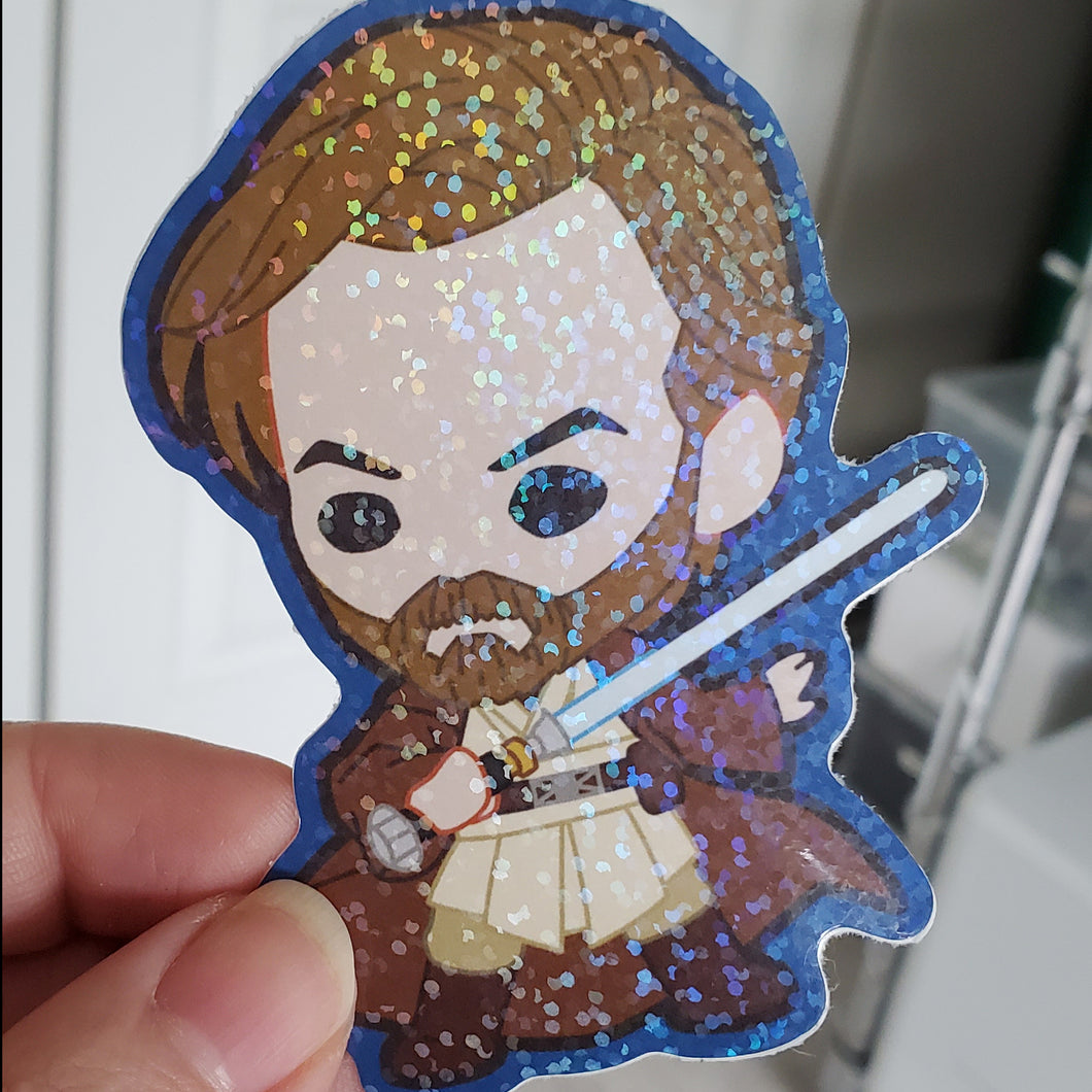 Tiny Obi-Wan Sticker