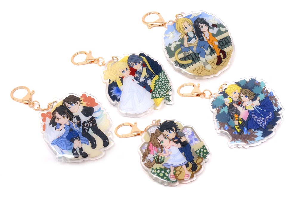 Final Fantasy Couples Keychains