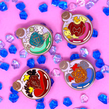 Load image into Gallery viewer, Soul Crystal Potion Enamel Pins
