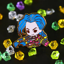 Load image into Gallery viewer, Tiny Jinx Enamel Pin
