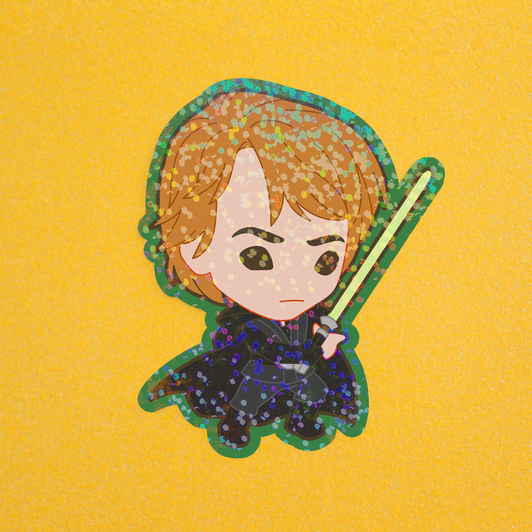 Tiny Luke Holo Sticker